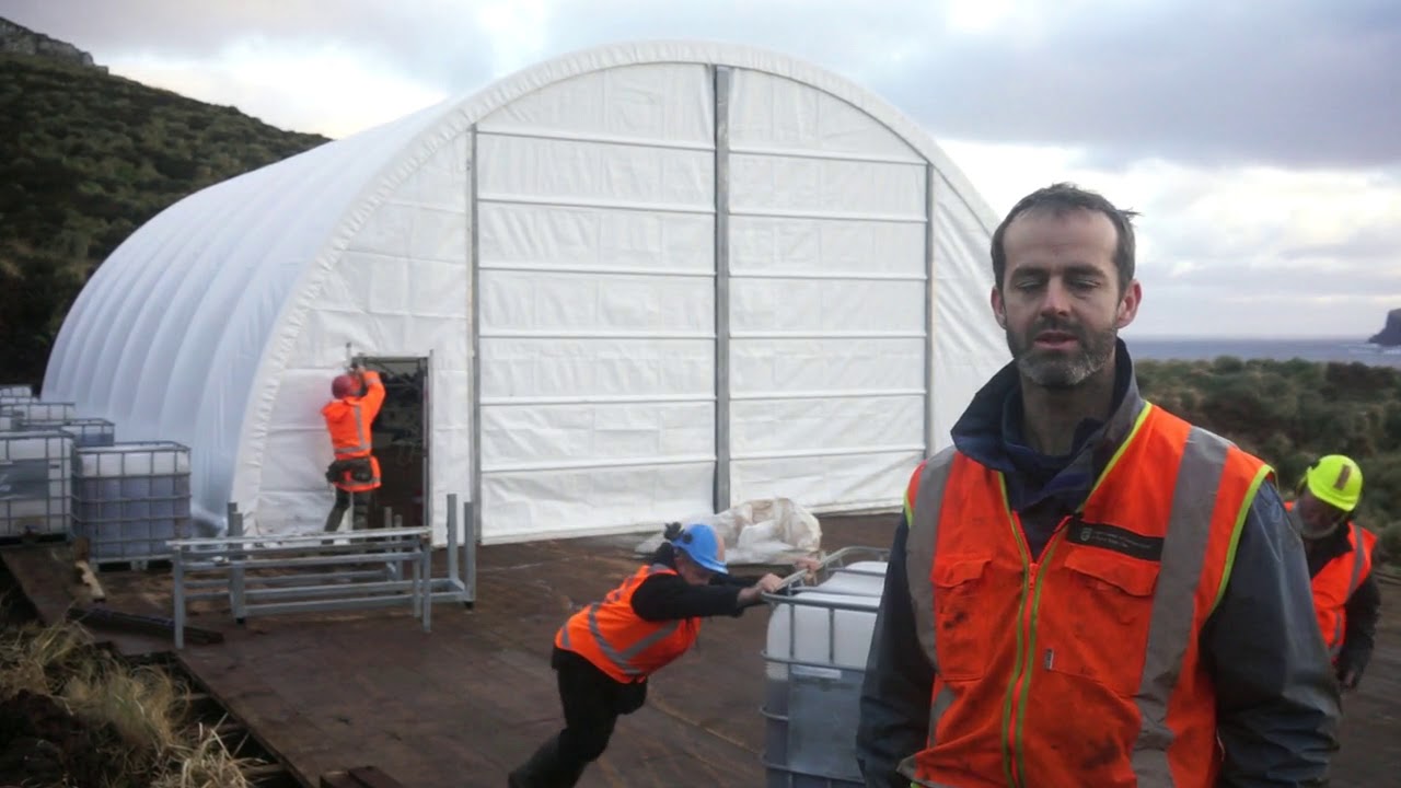 SmartShelters DOC Antipodes Helicopter Hangar Installation & Testimonial