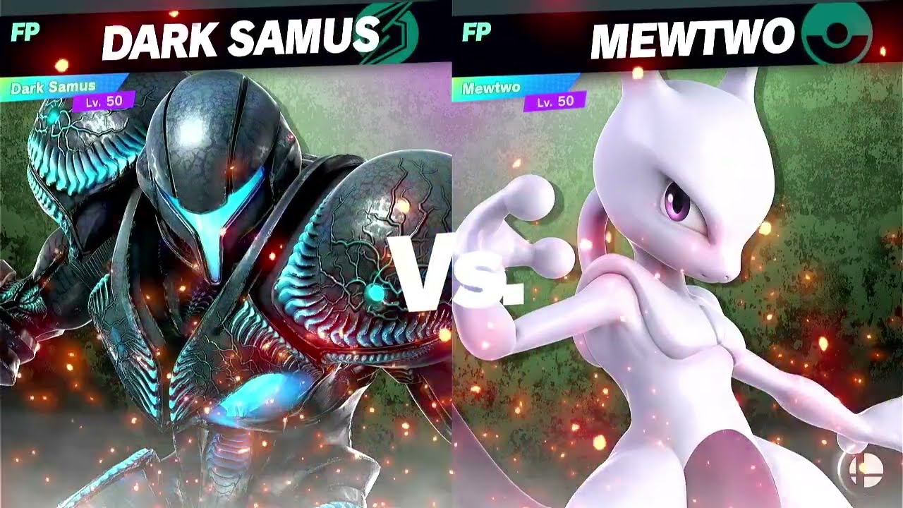Super Smash Bros Ultimate Amiibo Fights Dark Samus vs the World #24 vs Mewtwo