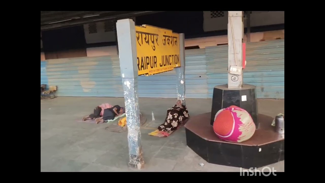 First time in raipur railway station 