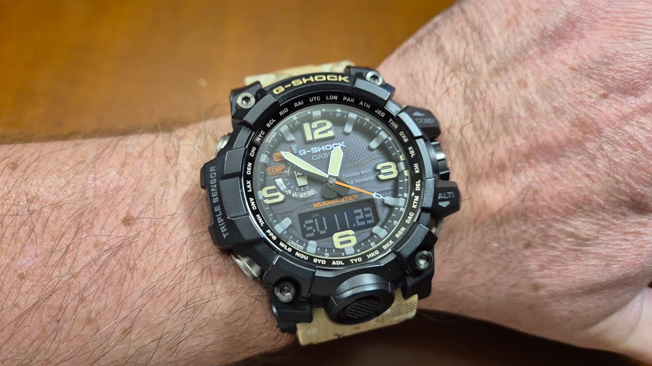 Casio G-Shock GWG-1000DC-1A5ER MUDMASTER Desert Camouflage - recenzja, przymiarka i porównanie [PL]