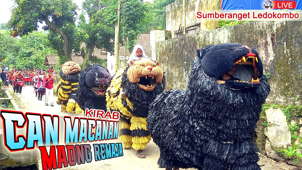 KIRAB CAN MACANAN MAONG REMAJA DI SUMBERANGET