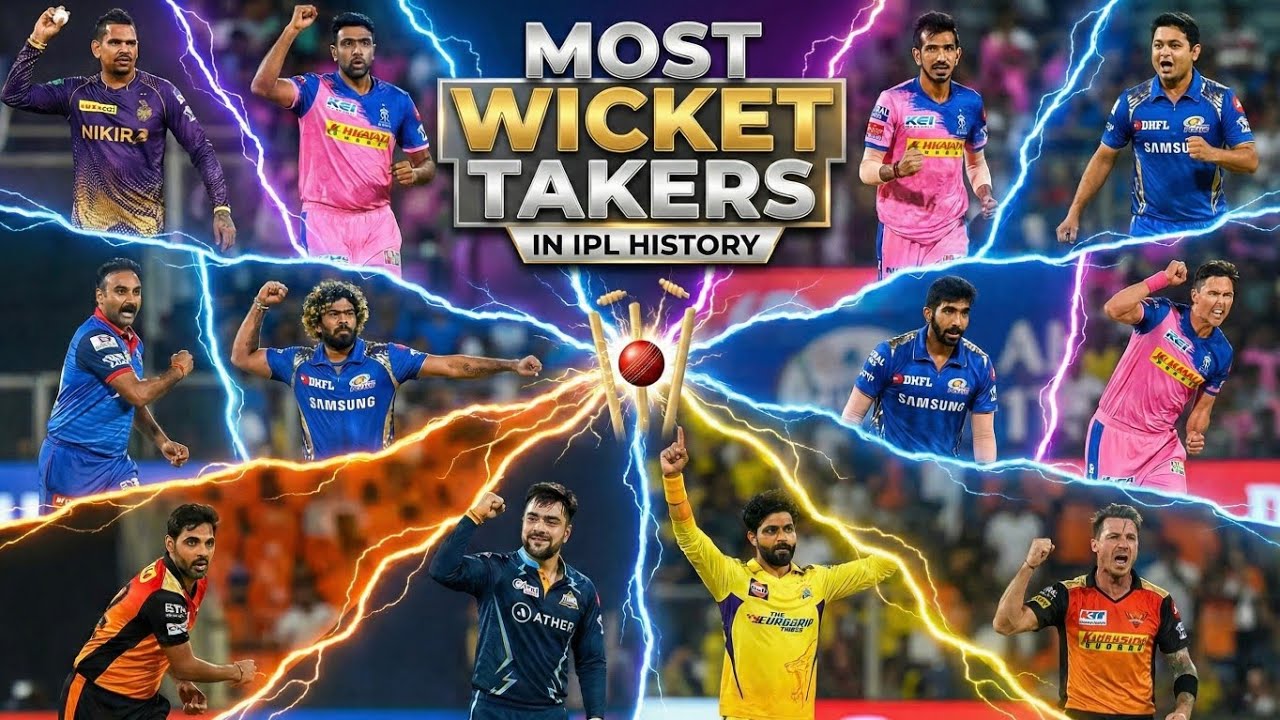 🏏 \|/ 💥 Most Wicket Takers in IPL History | Best Bowler's in IPL History