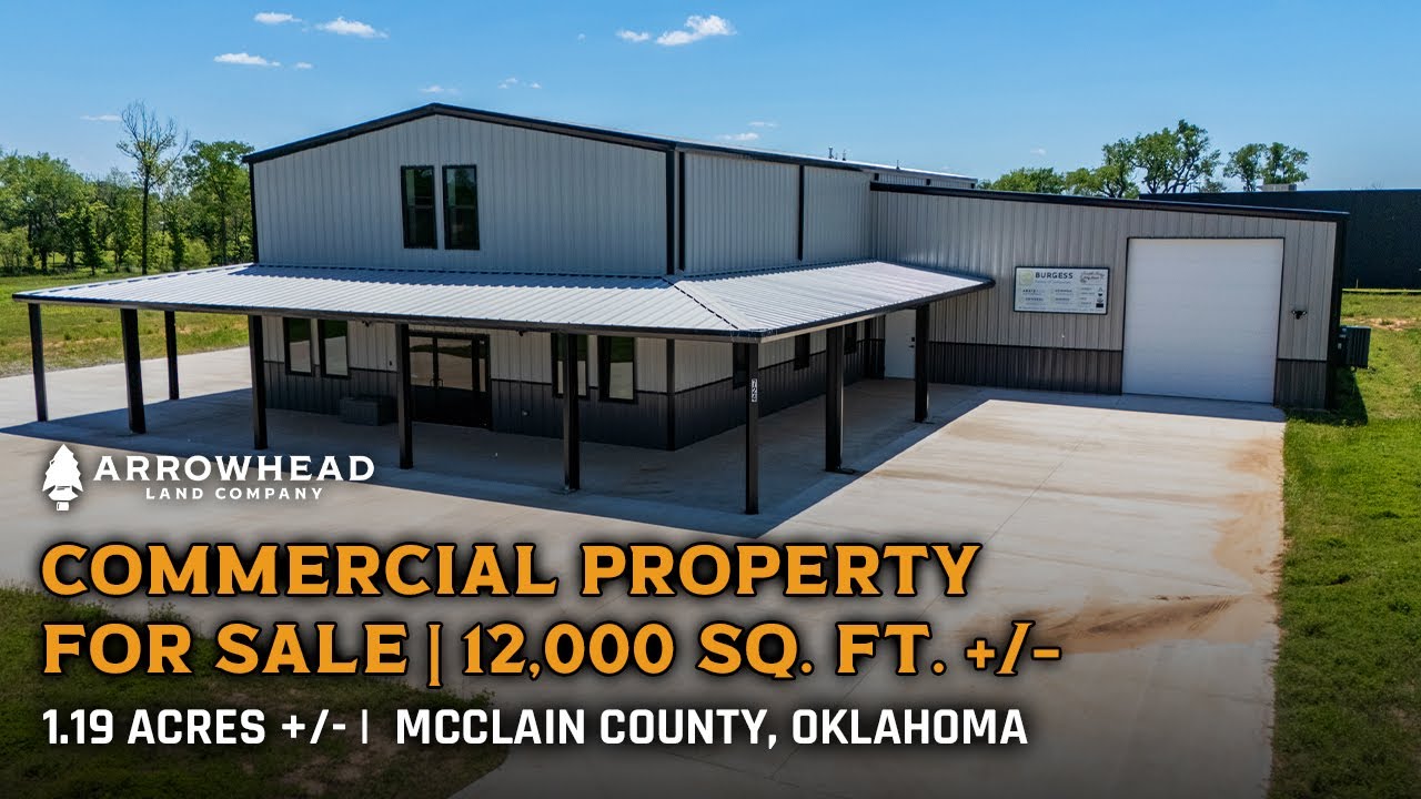 FOR SALE: 12,000 Sq Ft +/- Commercial Building in Goldsby Oklahoma