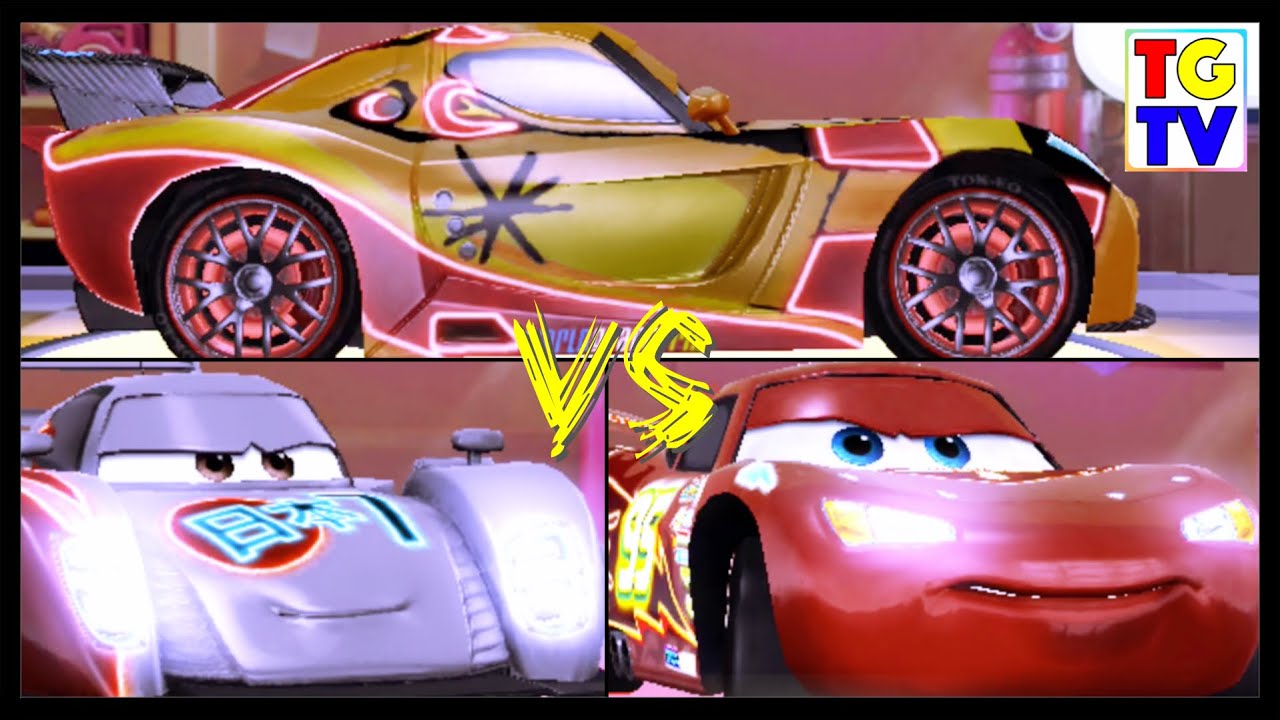 Disney Pixar Cars Lightning McQueen, Shu vs Miguel | Cars Fast as Lightning
