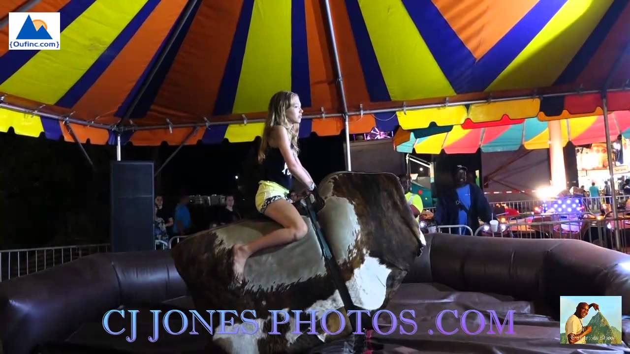 Bull ridding at the Seminole county fair
