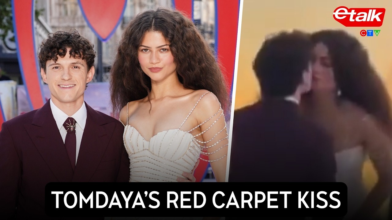 Zendaya and Tom Holland share a kiss at London premiere of &lsquo;Spider-Man: Brand New Day&rsquo;