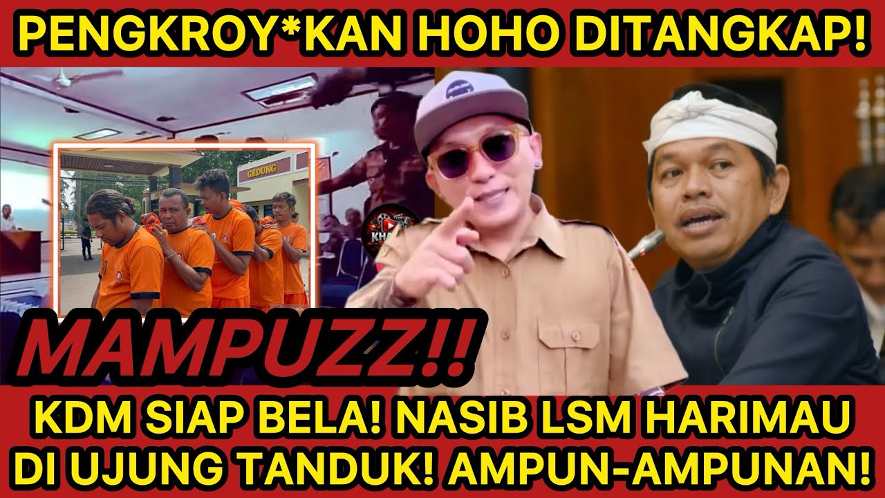 MEWEK! PELAKU yg KER0Y*K KADES HOHO DITANGKAP! KDM TURUN! NASIB LSM HARIMAU JATENG DI UJUNG TANDUK!