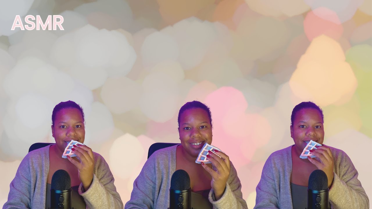 🌸 ASMR : 1OO% GAUFRE SQUISHY 🧇 ✨ 10 MIN DE BRUITS DE BOUCHE INTENSES ET RELAXANTS 😌