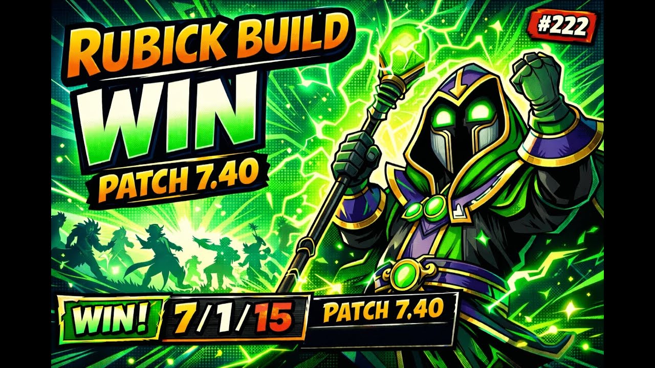 Rubick,  just one death Patch 7.40 | Win | Turbo Dota 2 #222 🧙‍♂️