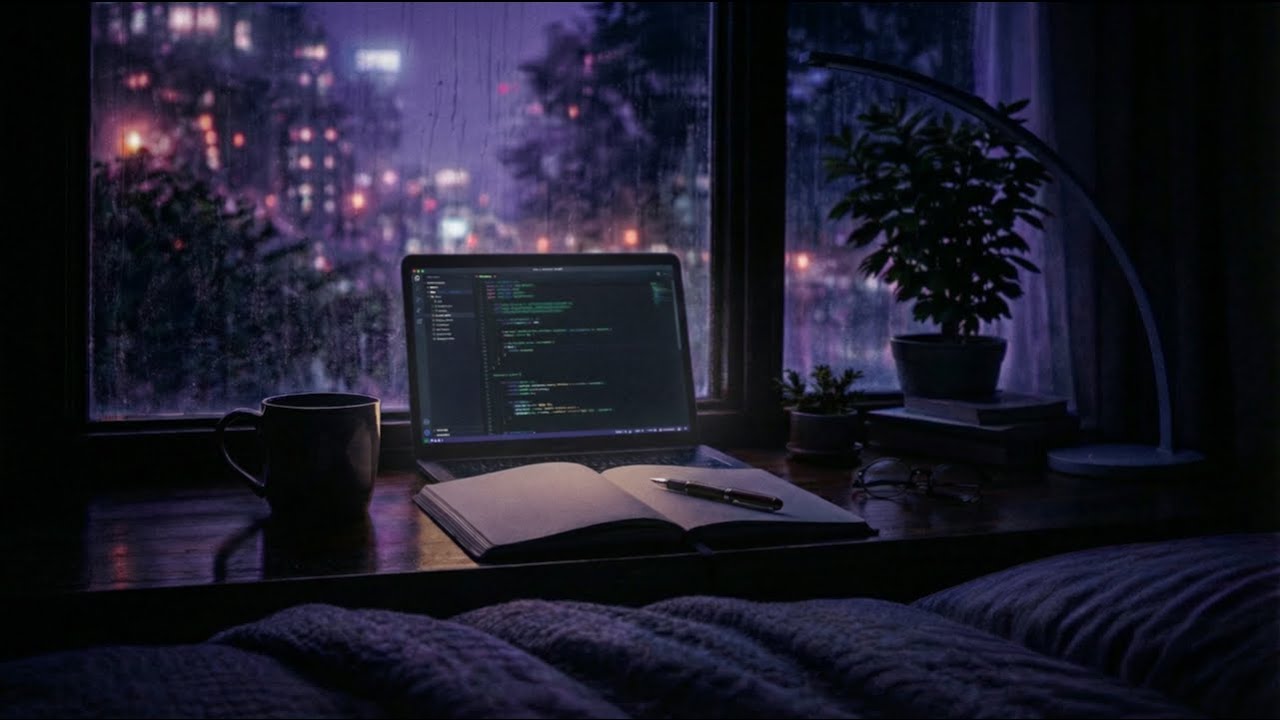 NeonThAI — Haven 05 | Soft Background Piano for Late Night Focus (60 Minutes)