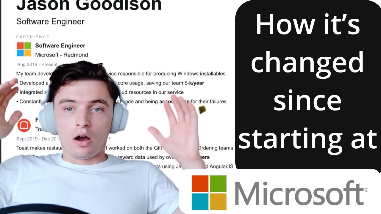 How My Resume Improved Since Starting At Microsoft