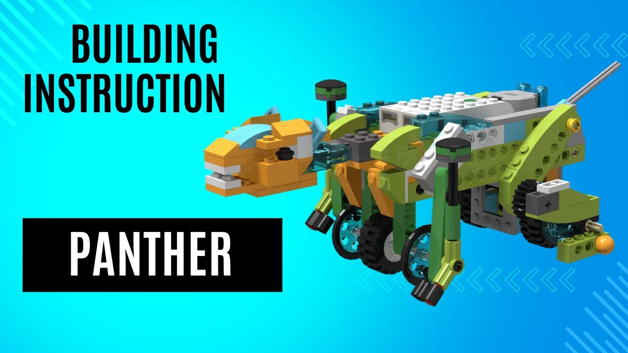 BUILDING INSTRUCTION WEDO 2.0 - PANTHER #lego #wedo #stemplus #buildinginstructions