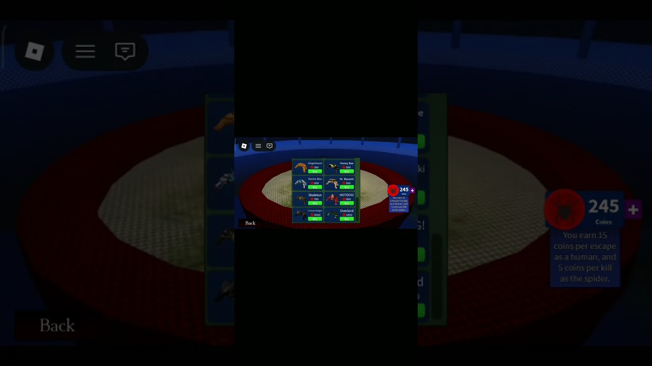 Roblox spider gameplaycan we escape?#roblox