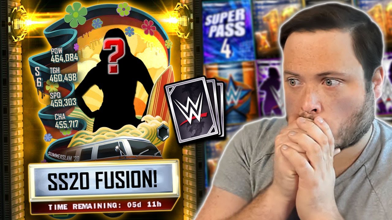 MY FIRST SUMMERSLAM 20 FUSION!! Super Pass Pack Rewards! | WWE SuperCard