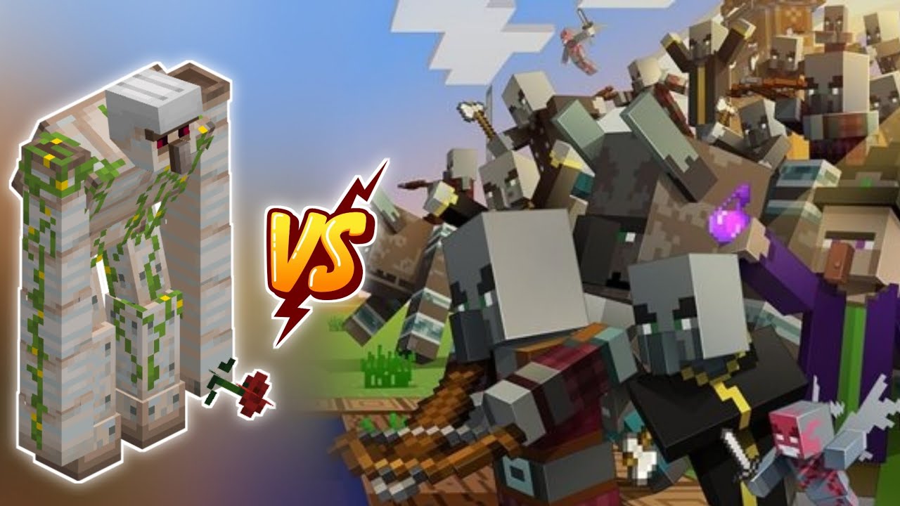 Mutant Iron Golem Vs Pillager Raid - Can Mutant Iron Golem Defeat A Pillager Raid