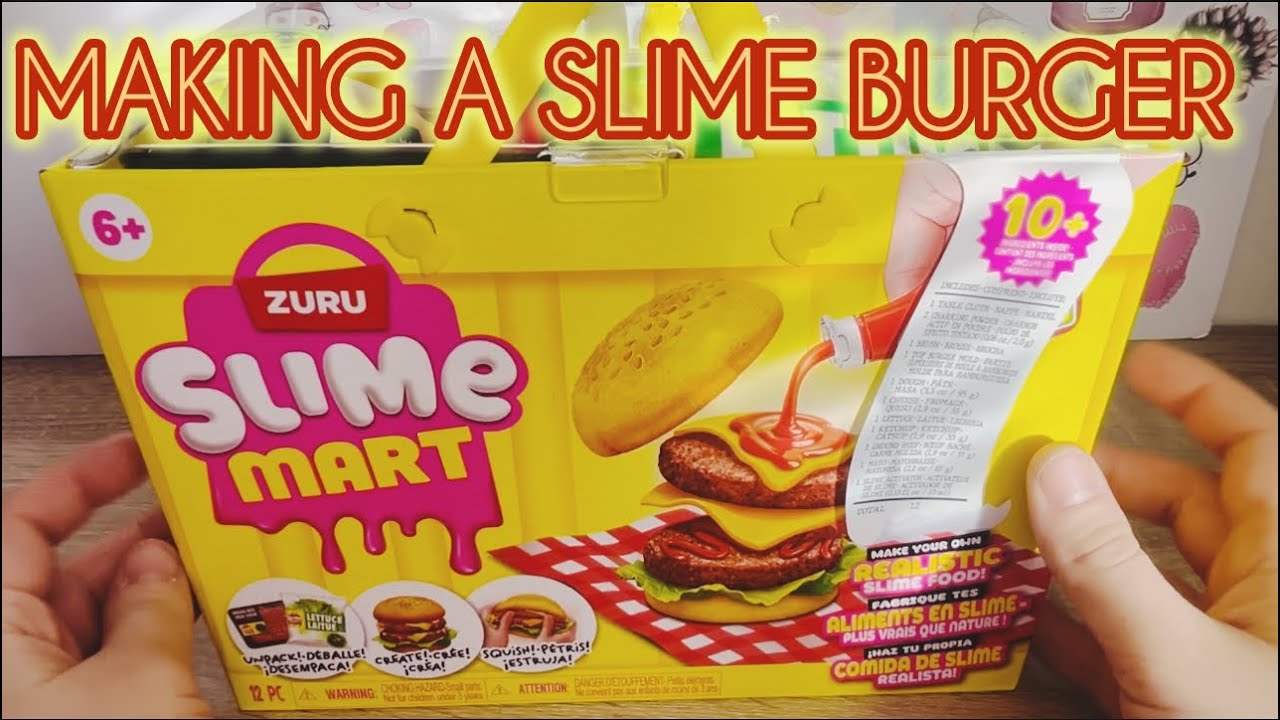 Slime Mart Slime Burger Kit ASMR 🍔🍔
