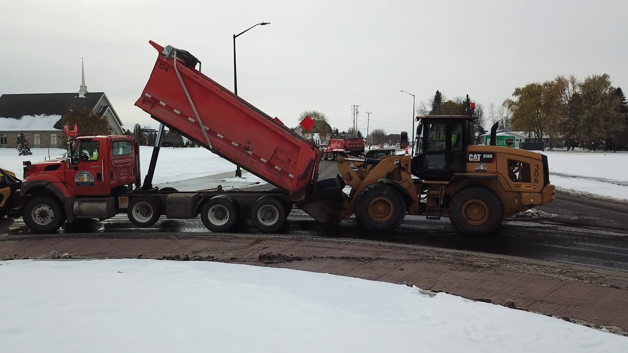 CTH V/Pioneer Road Roundabout Paving (1 of 3)