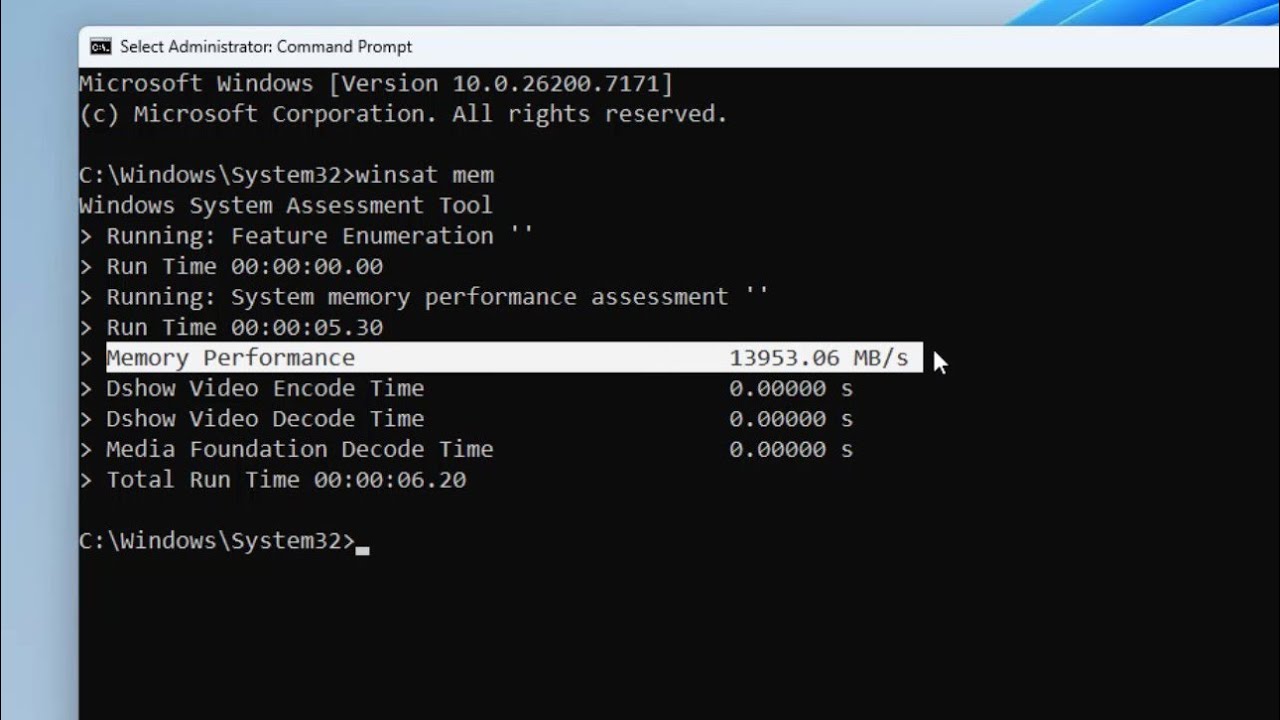 RAM,HDD,SSD Speed Test