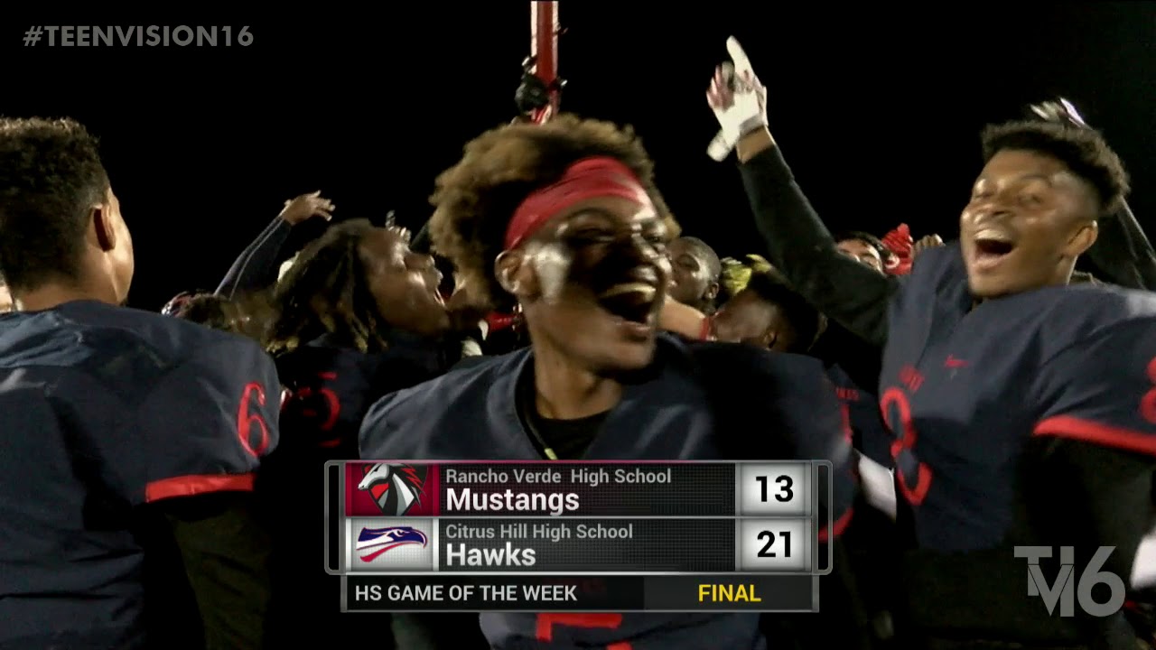 FOOTBALL: Rancho Verde vs. Citrus Hill