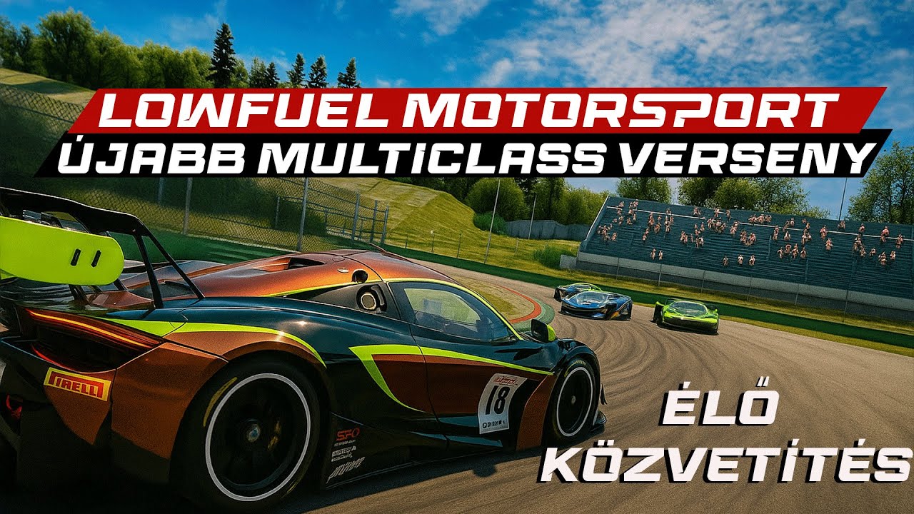Multiclass racse! Megint! | #live #stream #streamer #magyar #race #esports #assettocorsacompetizione