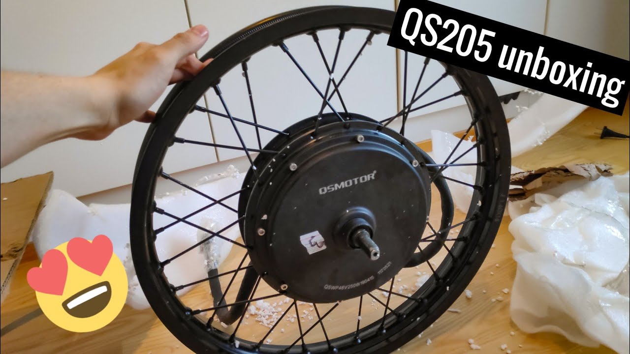 UUSI MOOTTORI! QS205 Unboxing ja renkaiden asennus