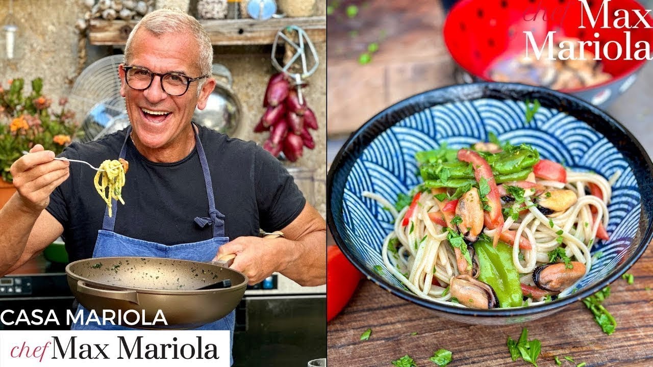 SONO TORNATO CON TUTTO L'AMORE CHE HO! Linguine Cozze e Friggitelli - Ricetta di Chef Max Mariola