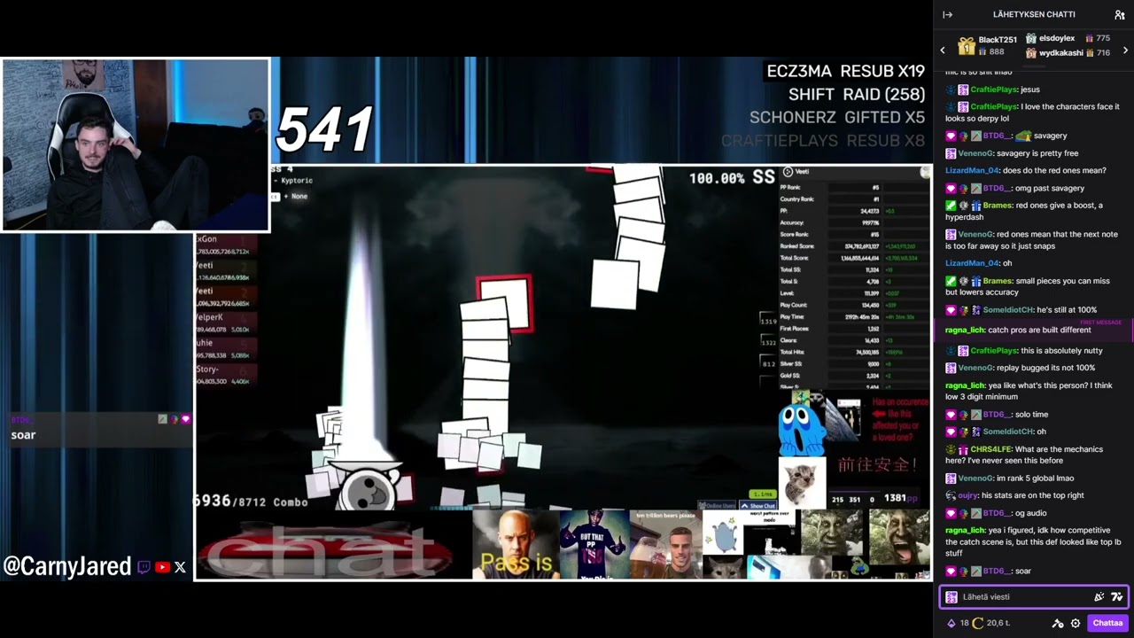 CarnyJared reacts to my Soulless 4 FC (audio fixes at 