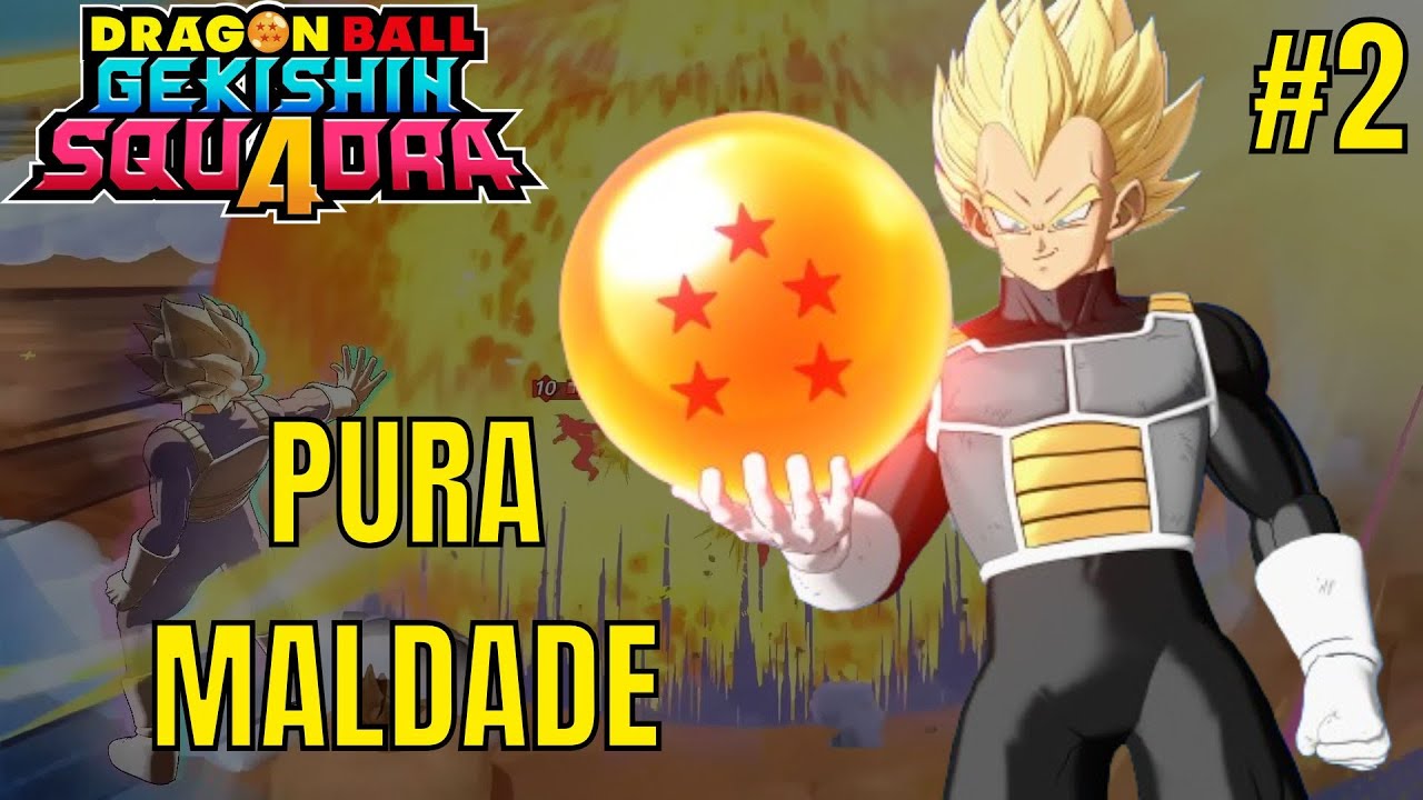 PRÍNCIPE DESTRUIDOR, VEGETA É UM MONSTRO NO DRAGON BALL GEKISHIN SQUADRA #2