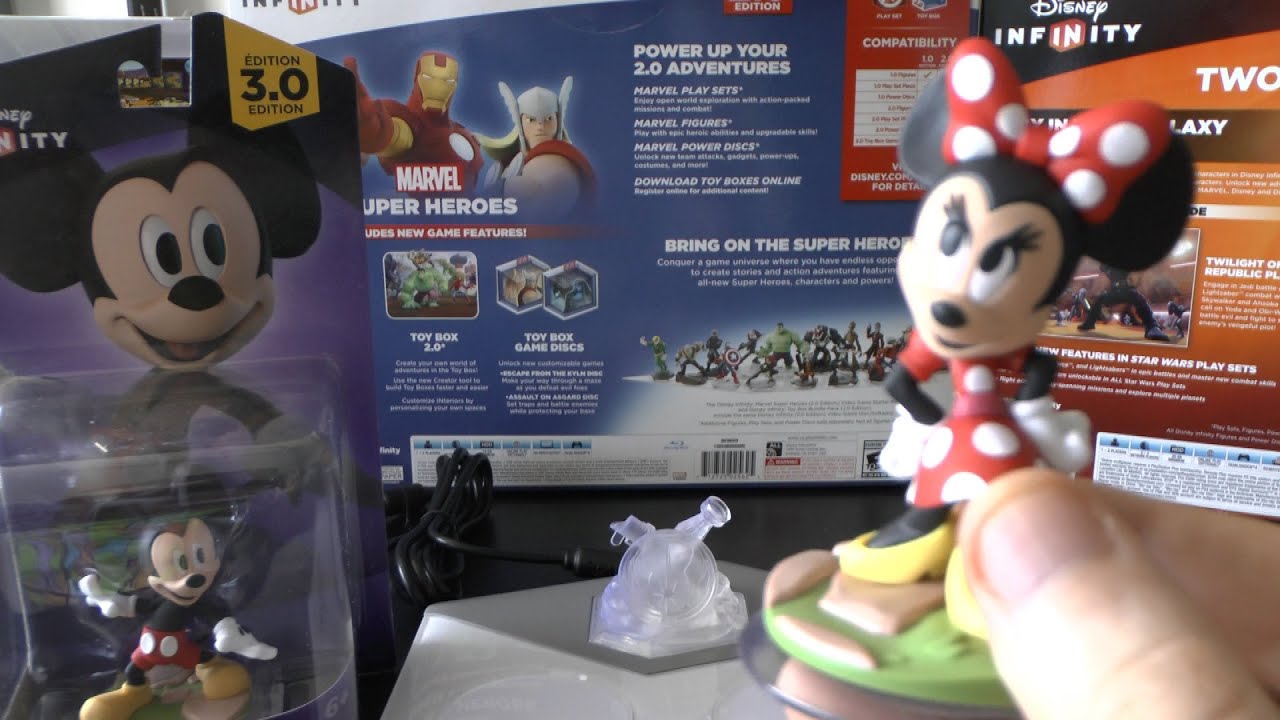 Disney Infinity Figures - Classic Mickey & Minnie Mouse UNBOXING (Disney Originals)