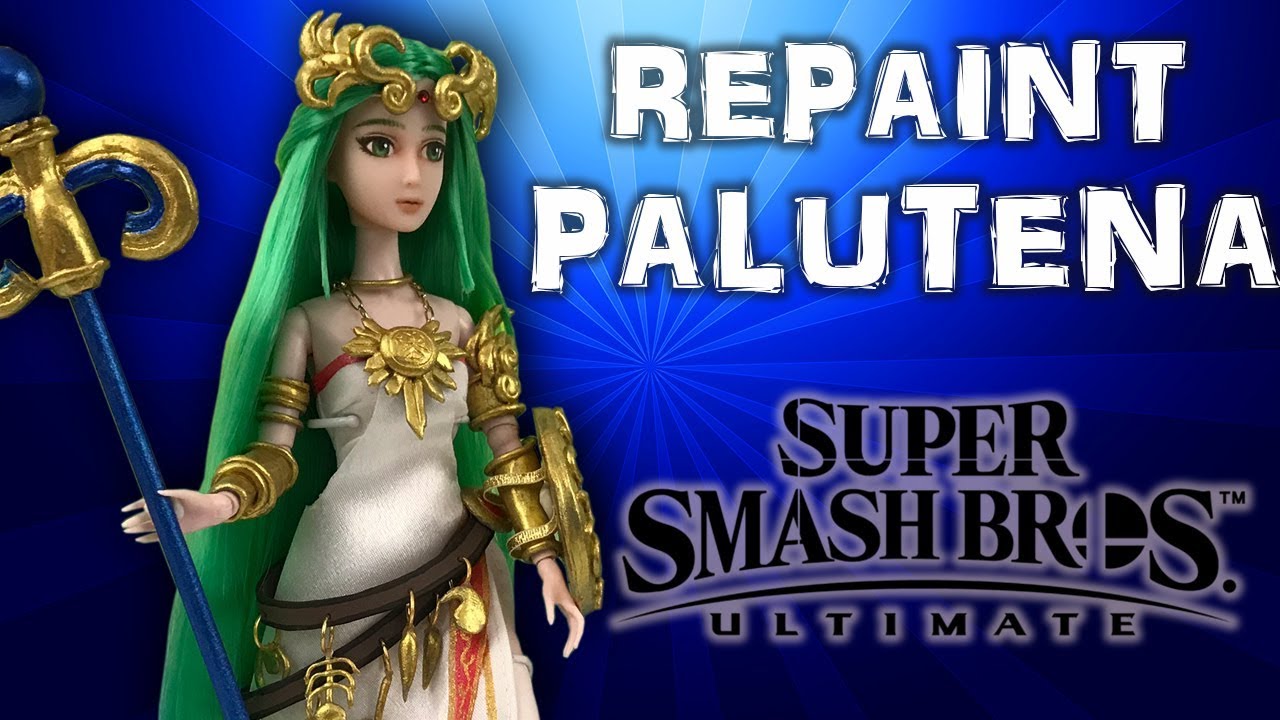 Custom PALUTENA doll repaint TUTORIAL [Super Smash Bros Ultimate]