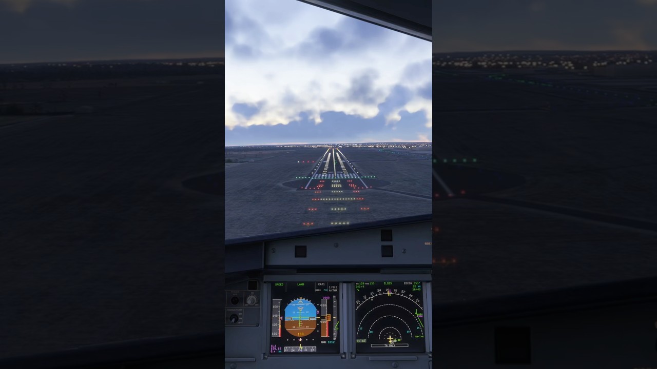 Day 5 ✈️ easyJet A320 landing at EGGW | Clean touchdown 🔥 