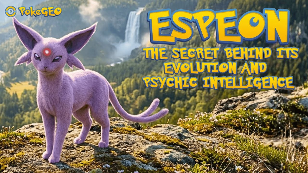 Espeon: Discover the secret of its evolutionary line and the development of its psychic intelligence