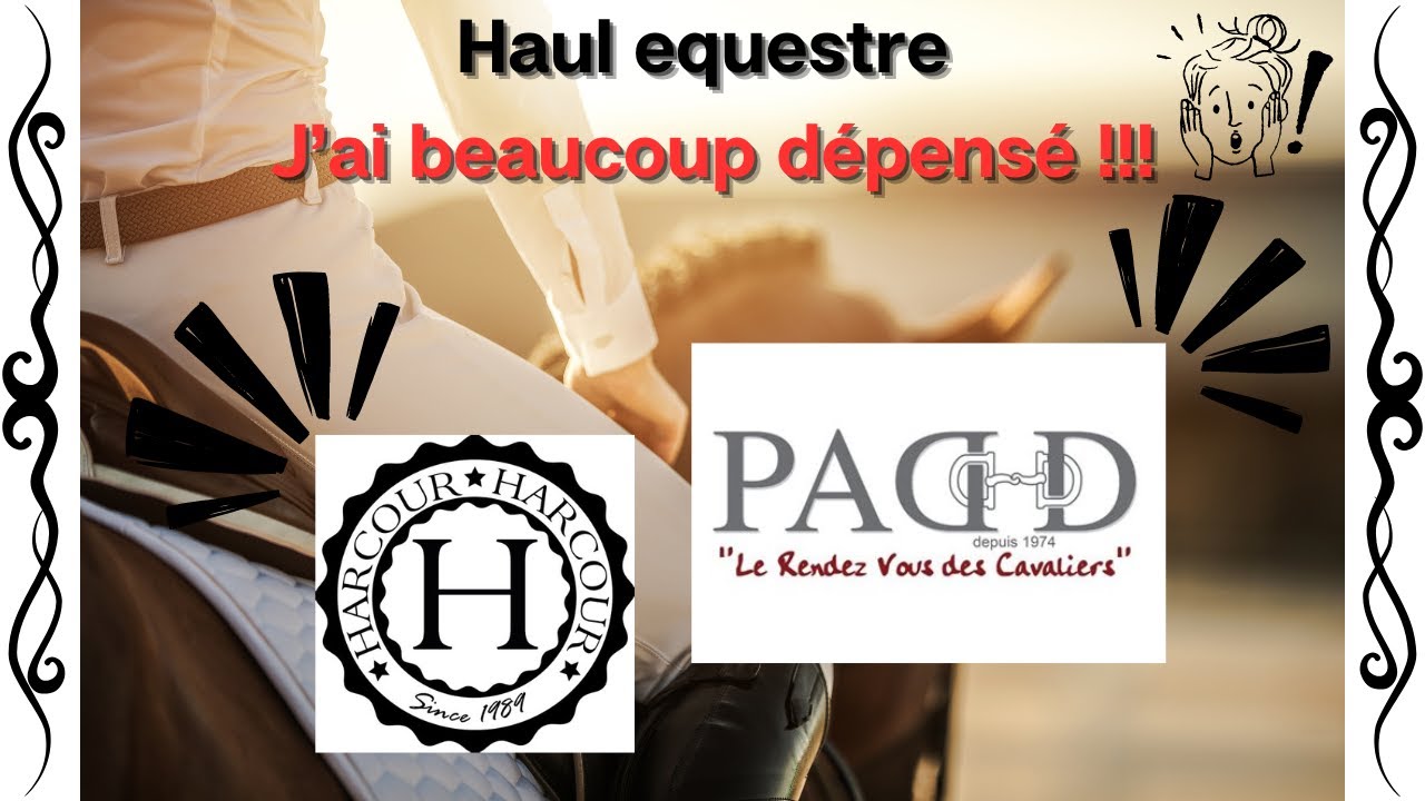 Haul équestre ! J'ai fais les soldes chez PADD et Harcour ;)