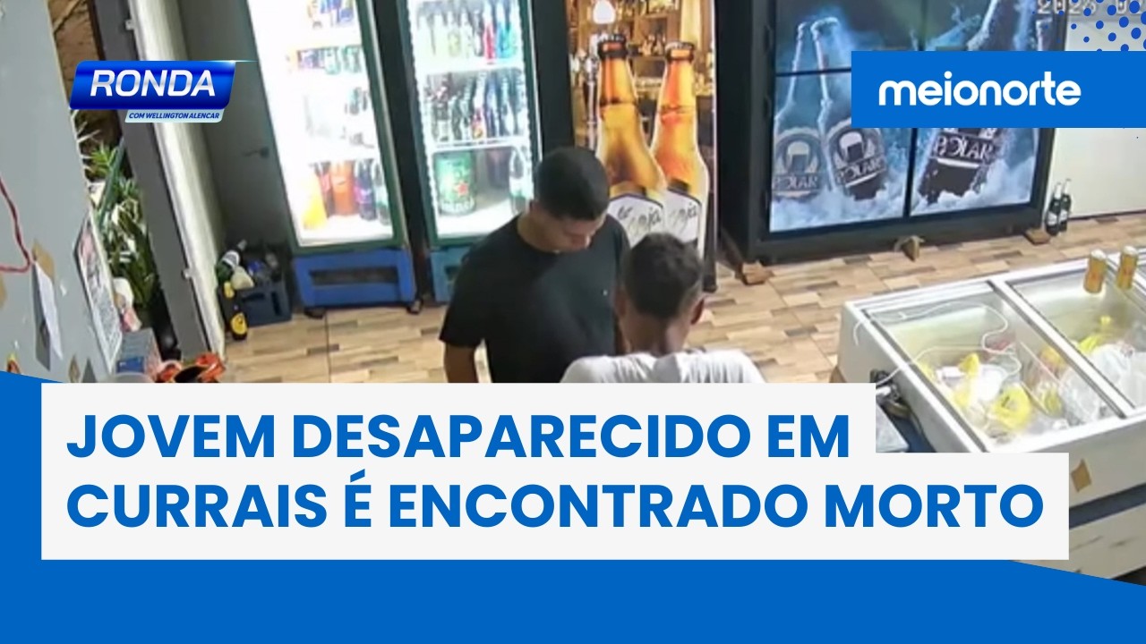 Jovem desaparecido em Currais é encontrado morto; veja! | Ronda