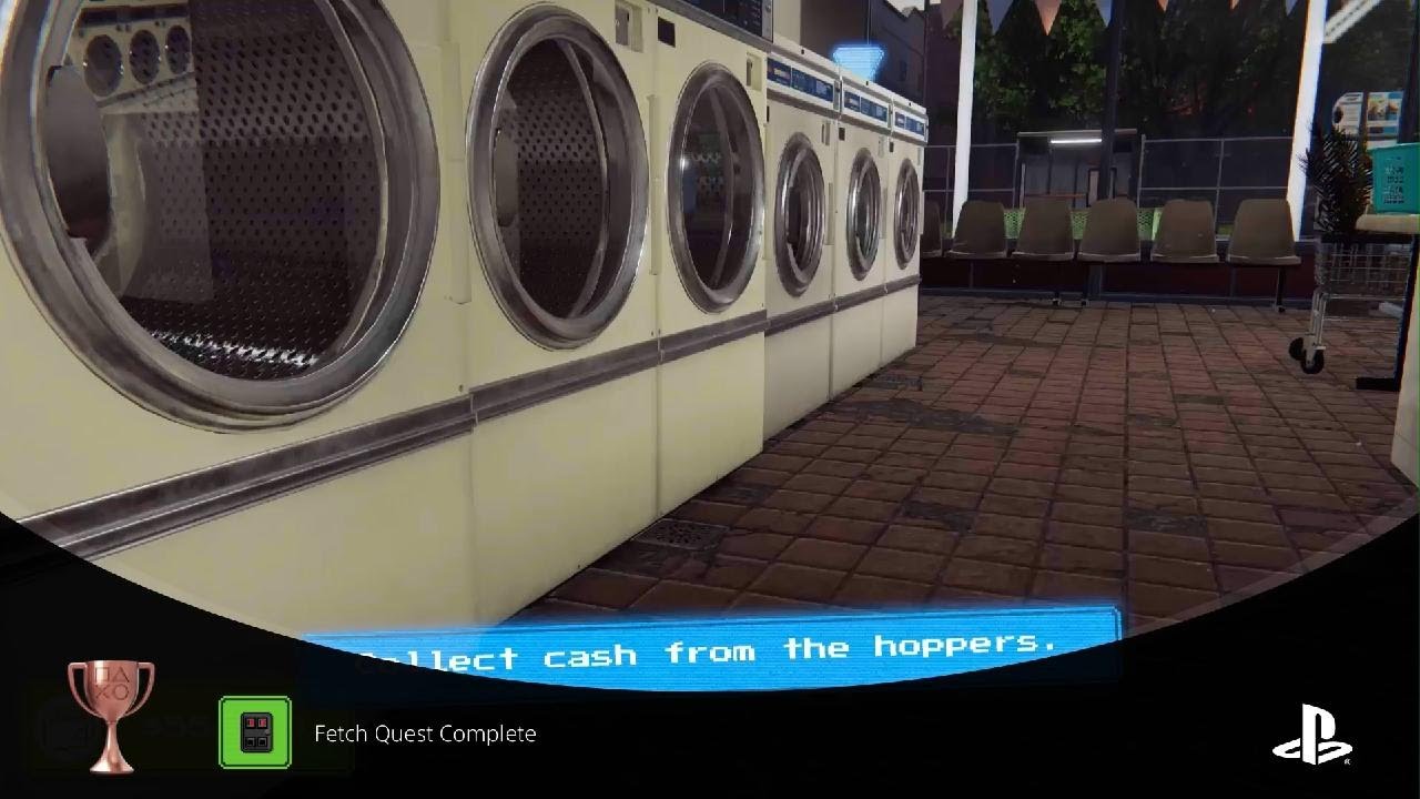 Arcade Paradise Fetch Quest Complete Trophy PlayStation 5 PS5 Simulation Guide Game Action