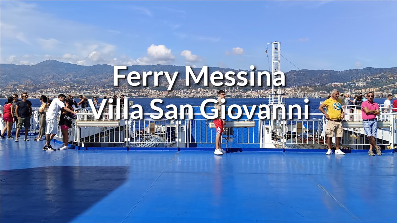 Messina Villa San Giovanni by Ferry and Train