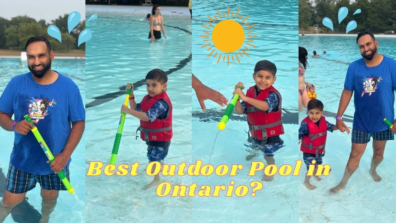 Best Outdoor Pool in Ontario?! Grand River conservation area Family Day 💦☀️🕶️