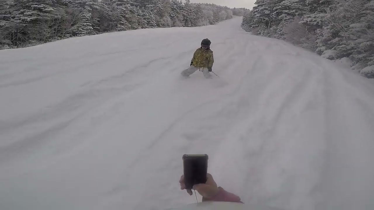 GOPR0157 8 Feb. 2026 Nomugi-touge, Yuriwari Course, Deep Snow