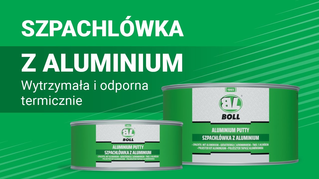 Poznaj szpachlówkę z aluminium – stworzoną do zadań specjalnych.