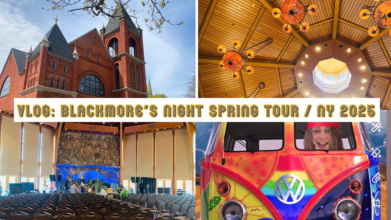 ✨Travel with me - From Homer to Bethel — A Vlog for the Blackmore’s Night Spring Tour✨#2025 