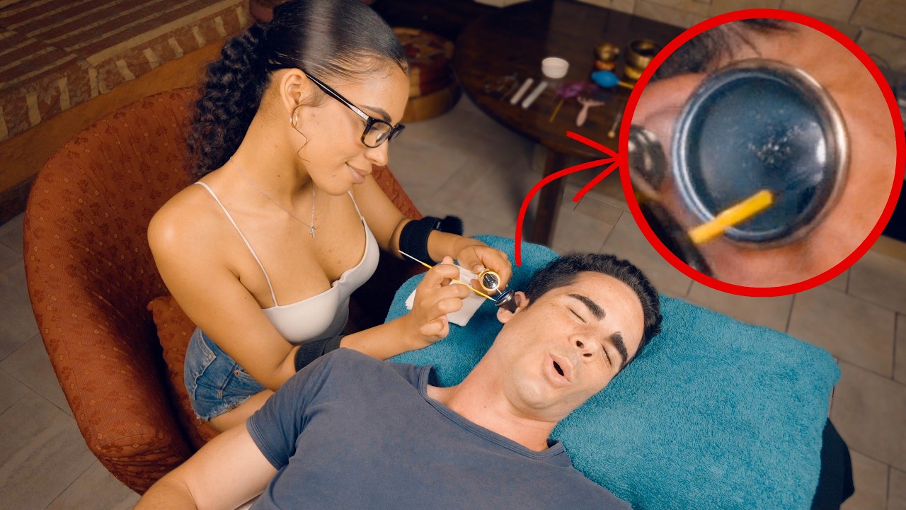 АСМР: Я влюбился в ее китайскую чистку ушей (так расслабляюще и приятно)