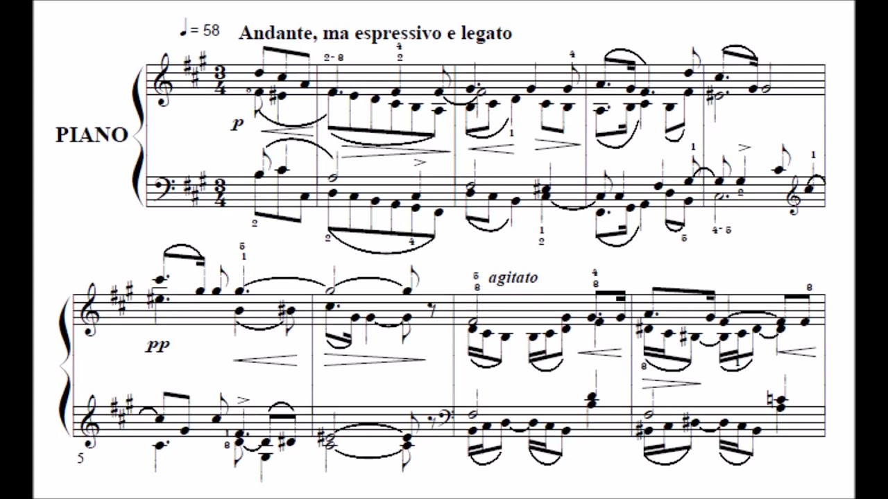 Josef Hofmann plays Josef Hofmann Elegy [Audio + Score]