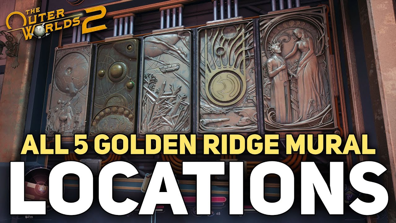 The Outer Worlds 2 - All 5 Mural Locations In Golden Ridge