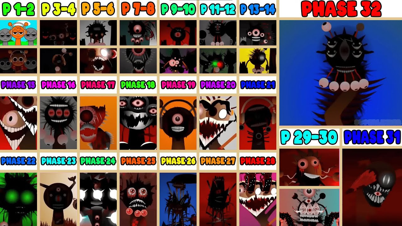 Incredibox Sprunki Mix All Phases: Phase 1-32 - NEW UPDATE | NEW MOD!