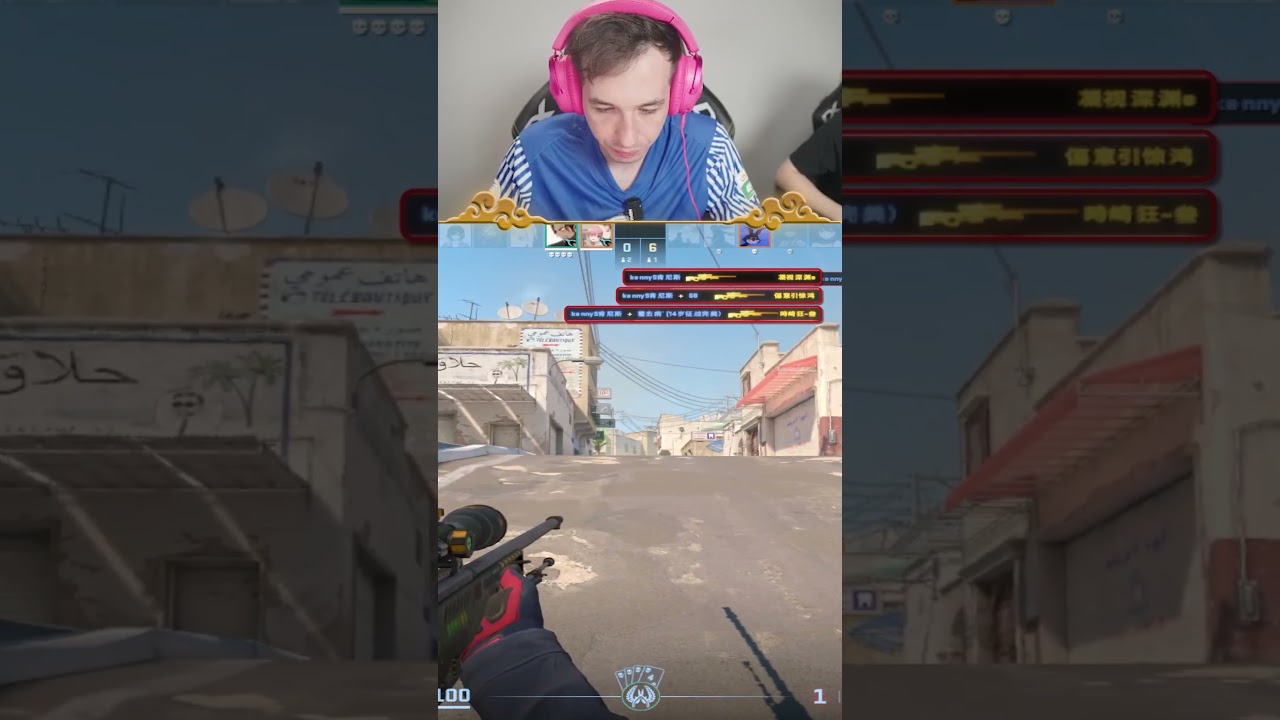 Saving his AWP is an art