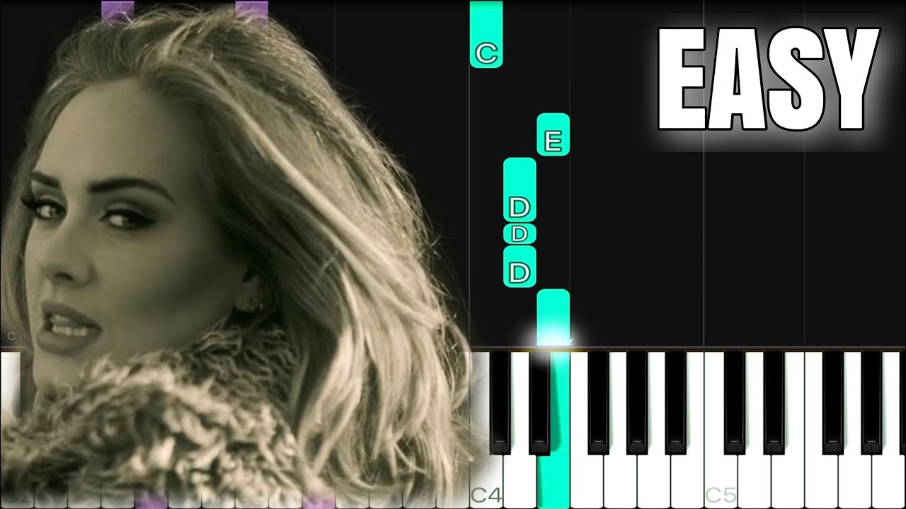 Adele - Hello | EASY Piano Tutorial