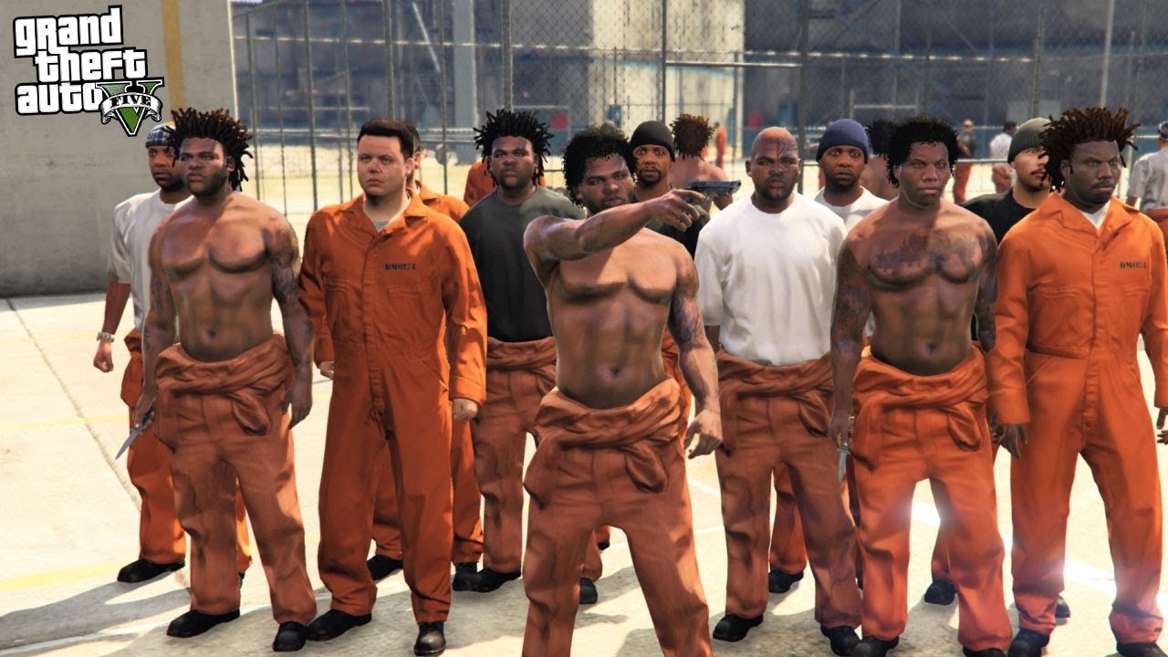 JOINING A PRISON GANG IN GTA 5!! (GTA 5 Mods)