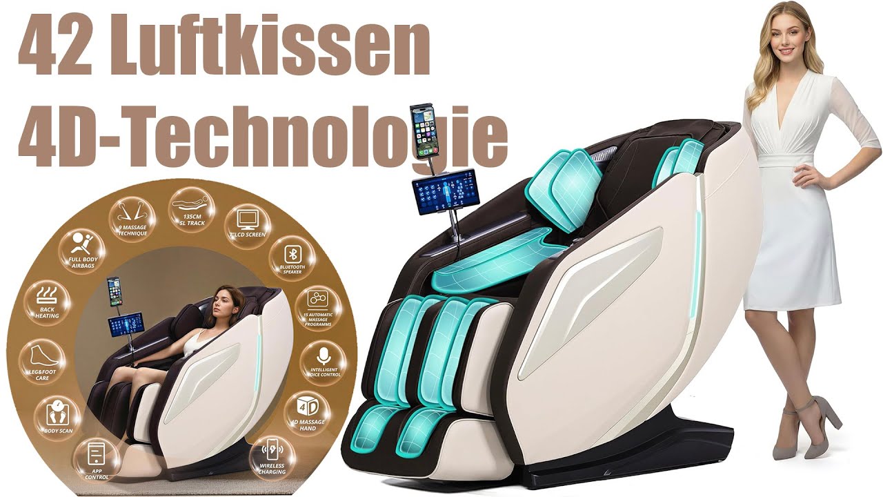 42 Luftkissen, 4D-Technologie – so fühlt sich echte Tiefenentspannung an