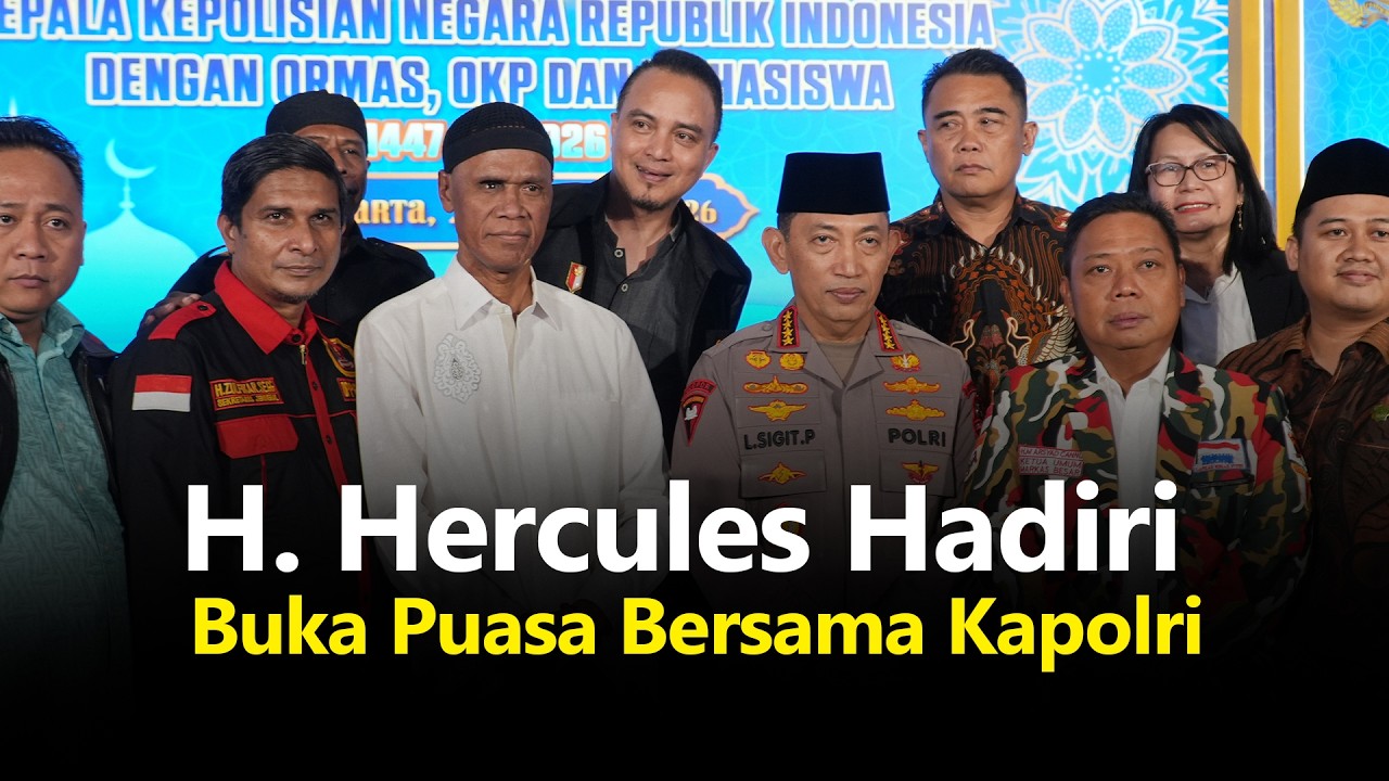H. Hercules Hadiri Buka Puasa Kapolri, Perkuat Kolaborasi Menuju Indonesia Emas