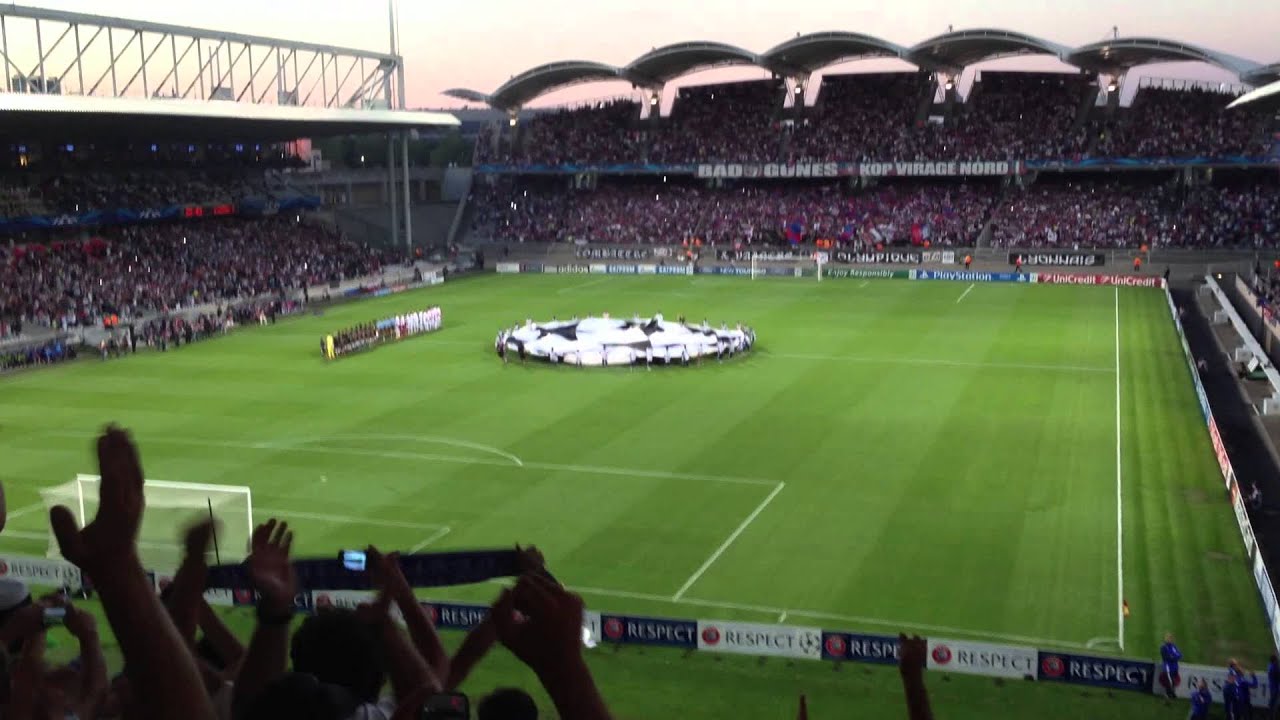 Lyon Real Sociedad Himno Champions Erreala Gerland
